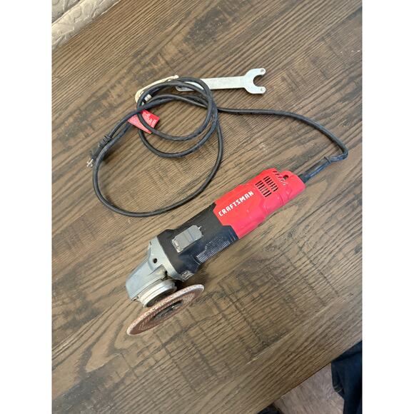 Craftsman CMEG100 4½” Corded Angle Grinder - tested and working - Picture 2 of 10